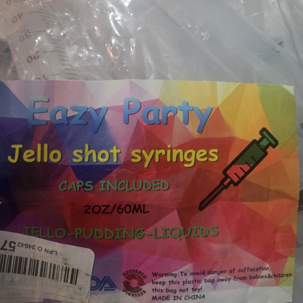 Jello Shot Syringes - Multicolor